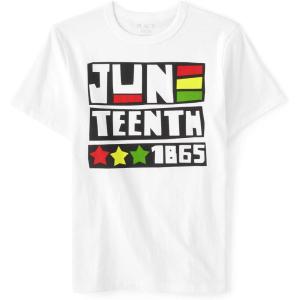 The Children’s Place Boys All Holidays Short Sleeve Graphic T-Shirtst-Shirt(Juneteeth)