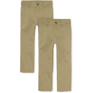 The Children’s Place Boys Chino Pants(Flax 2-pack)