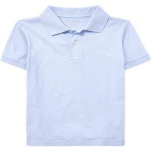 The Children’s Place Boys’ Multipack Short Sleeve Soft Jersey Knit Polos(Brook)