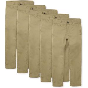 The Children’s Place boys Skinny Chino Pants, Flax, 8