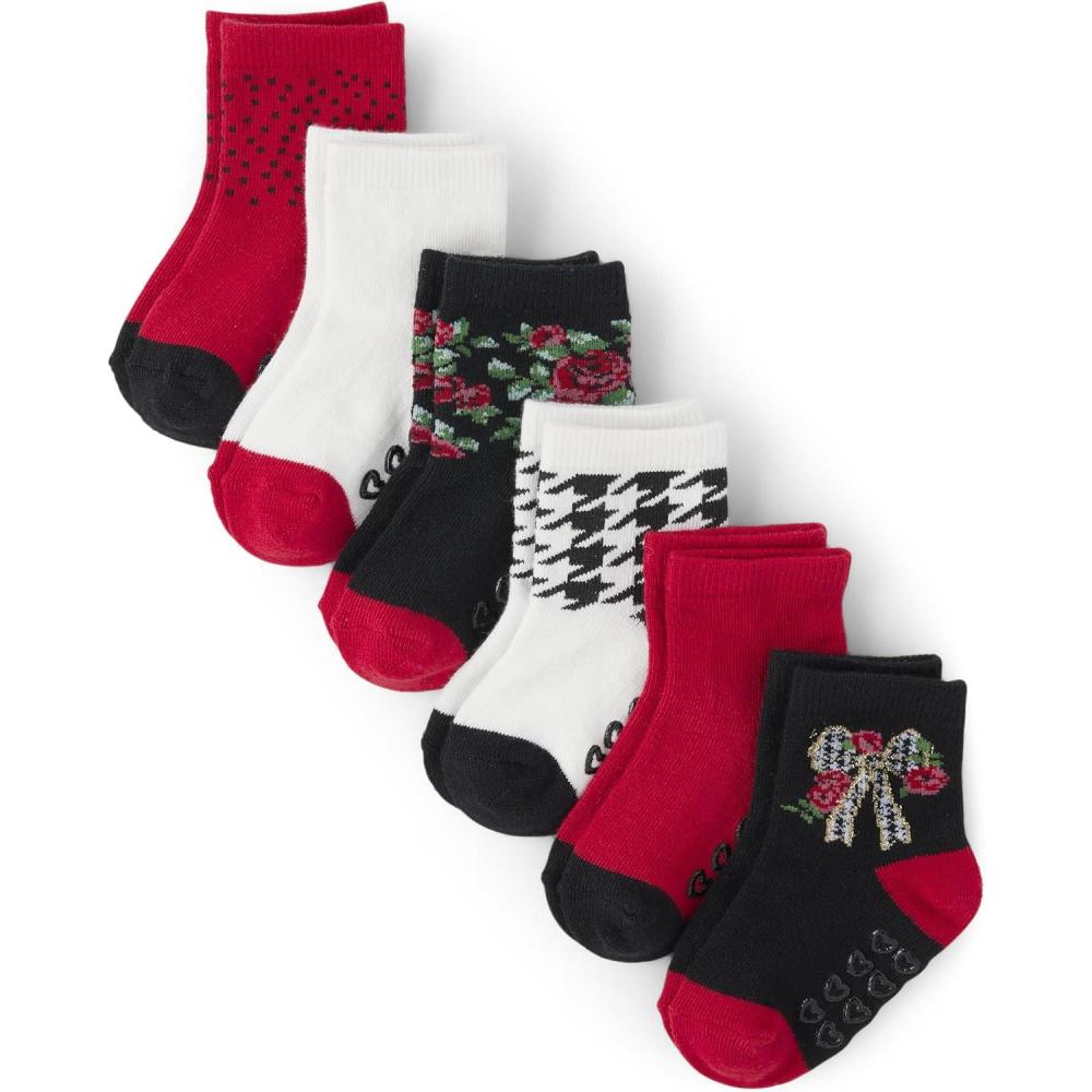 imageThe ChildrenS Place BabyBoys And Toddler Boys Ankle SocksRoses 6pack