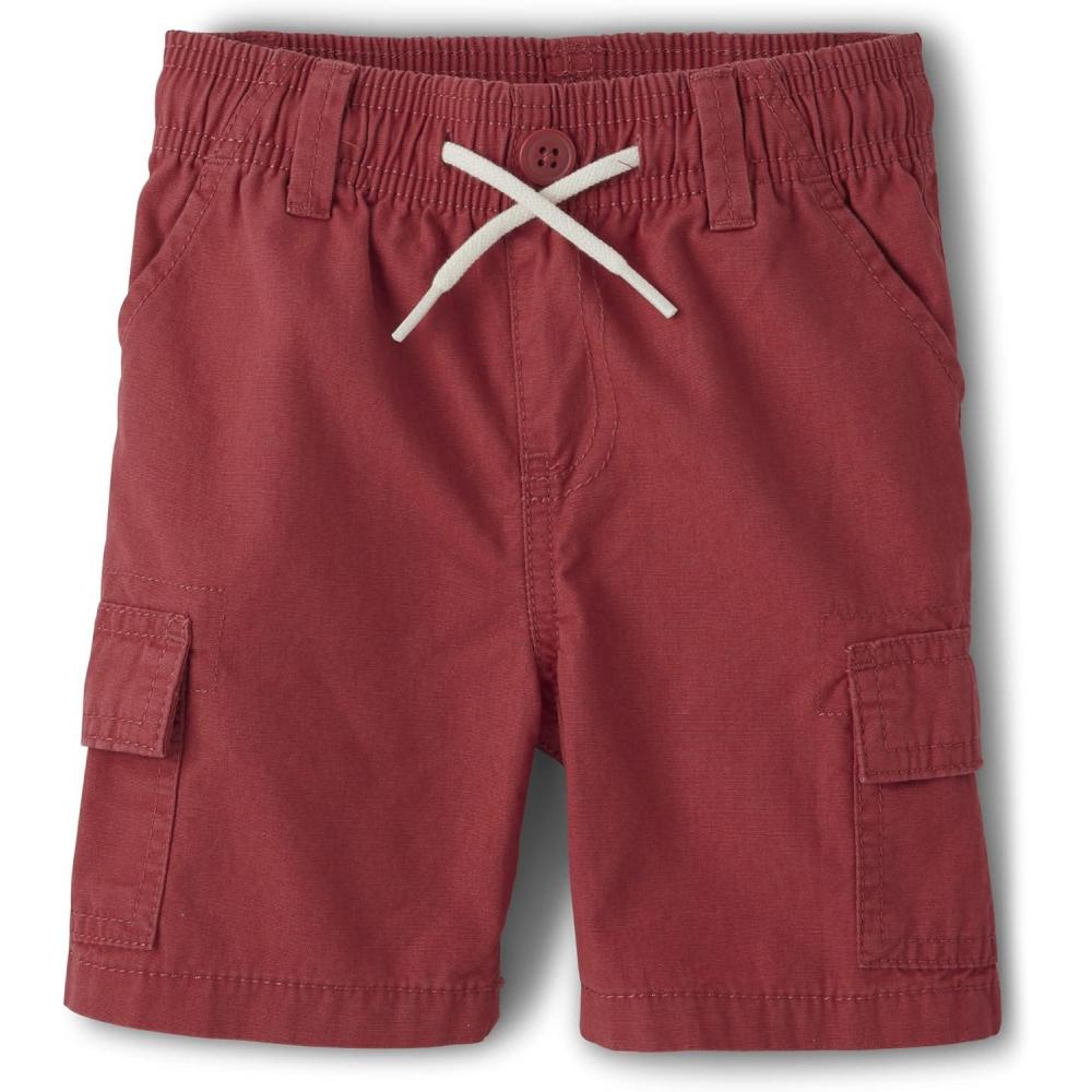 imageThe Childrens Place Baby Boys Pull On Cargo ShortsHampton Red