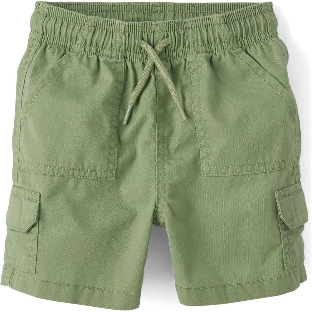 imageThe Childrens Place Baby Boys Pull On Cargo ShortsMisty Glen
