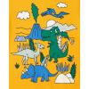 Baby Boys and Toddler Boys Long Sleeve Graphic T- Shirt 2-pack(Dino Truck/Dino Scene 2-pack)