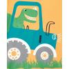 The Children’s Place Baby-Boys and Toddler Short Sleeve Crew Neck Tees(Dino Farmer 4-pack)