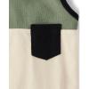 The Children’s Place Boys and Toddler Assorted Sleeveless Tank Tops(Palm Green 2-pack)