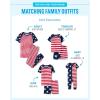 The Children’s Place baby-boys And Toddler Short Sleeve Zip-front One Piece Footless Pajama Snug Fit 100% Cotton(Stars and Stripes)