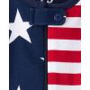 The Children’s Place baby-boys And Toddler Short Sleeve Zip-front One Piece Footless Pajama Snug Fit 100% Cotton(Stars and Stripes)