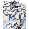 The Children’s Place boys Short Sleeve Button Up Shirt(Pearl Blue Tropical)