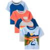 Stripe Raglan Tee 4-pack