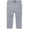 and Toddler Stretch Straight Chino Pants(Fin Gray)