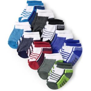 The Children’S Place Baby-Boys And Toddler Boys Ankle Socks(Multicolor 10-pack)