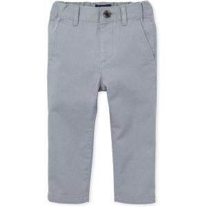 and Toddler Stretch Straight Chino Pants(Fin Gray)