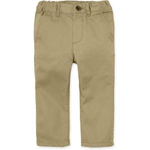 and Toddler Stretch Straight Chino Pants(Flax Single)