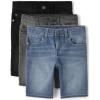 The Children’s Place Boys Denim Shorts(Barlow Wash/Flint Wash/Teach Wash 3-pack)