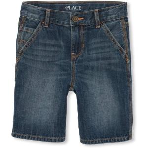 The Children’s Place Boys Denim Shorts(Light Medium Stone Wash)