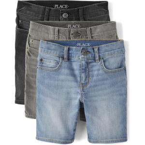 The Children’s Place Boys Denim Shorts(Multi Color 3-pack)