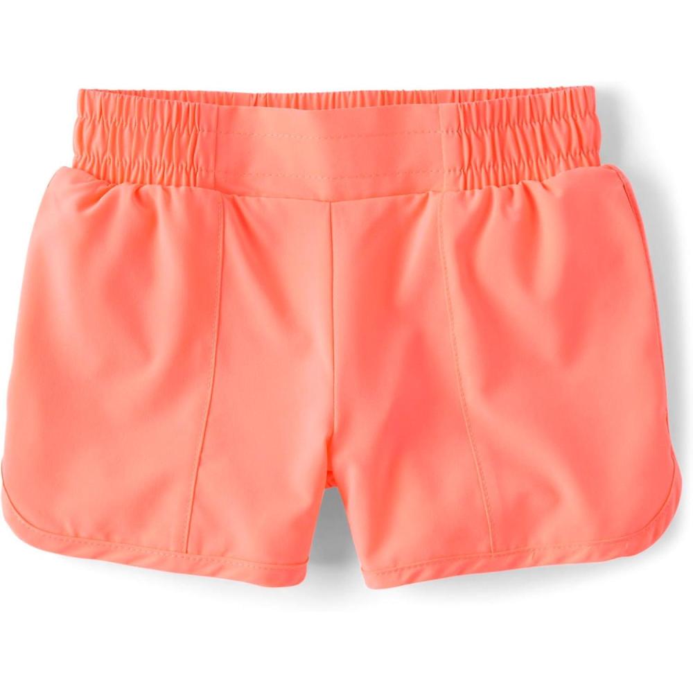 imageThe Childrens Place Girls Active Quick Dry Lined ShortsCoral Rocket