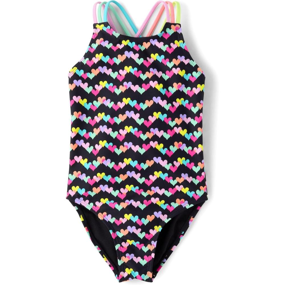 imageThe Childrens Place Girls One Piece SwimsuitBlack