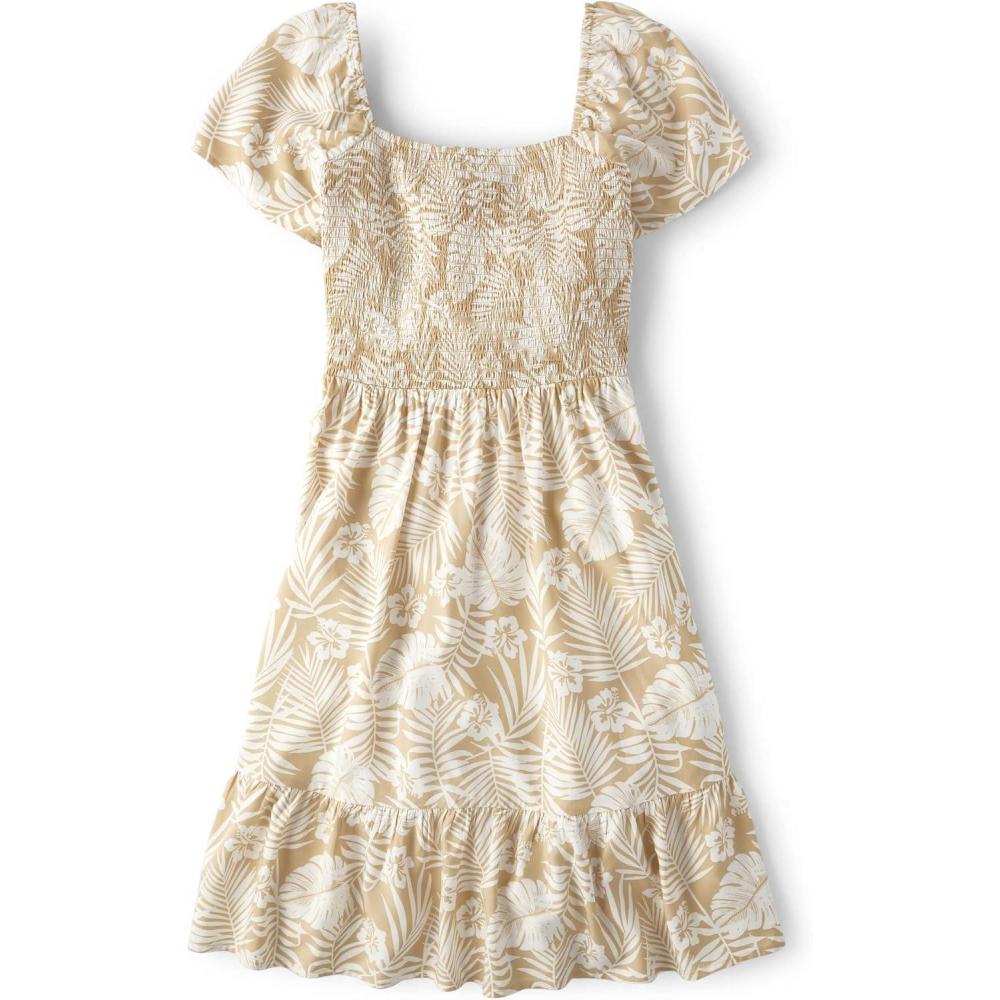 imageThe Childrens Place Womens Short Sleeve Holiday DressIrish Cream Floral
