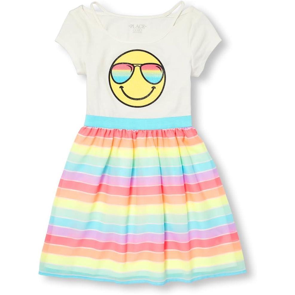 imageThe Childrens Place Womens Short Sleeve Holiday DressSimplywht 5675