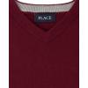 The Children’s Place Boys Long Sleeve V-Neck Pullover Sweater(Redwood)