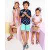 The Children’s Place Boys Short Sleeve Poplin Button Down Shirt(Tidal Bunny)