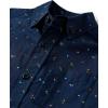 The Children’s Place Boys Short Sleeve Poplin Button Down Shirt(Tidal Doodle)