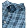The Children’s Place Boys and Toddler Poplin Long Sleeve Button Down Shirt(Pearl Blue Plaid)