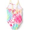 The Children’s Place Girls One Piece Swimsuit(Tie Dye)