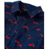 The Children’s Place Mens Long Sleeve Button Up Shirt(Christmas Truck Print – Dad)