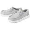 The Children’s Place Toddler Boys Casual Slip On Shoes Sneaker(Grey Canvas)