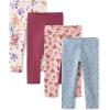 The Children’s Place Baby-Girls and Toddler Printed Leggings, Multipacks(Western 4-pack)