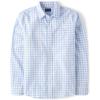 The Children’s Place Mens Long Sleeve Button Up Shirt(Whirlwind Plaid – Dad)