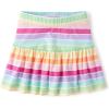The Children’s Place girls Stretchy Waistband Skort(Candy Stripes)
