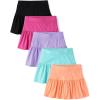 The Children’s Place girls Stretchy Waistband Skort(Multicolor 5-pack)