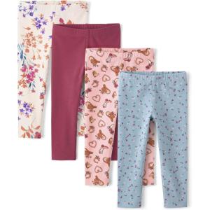 The Children’s Place Baby-Girls and Toddler Printed Leggings, Multipacks(Western 4-pack)
