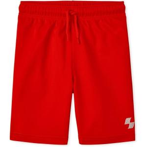 The Children’s Place Boys’ Performance Basketball Shorts 2 Pack(Red)