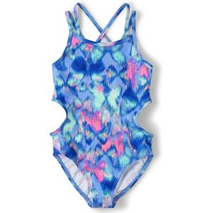 The Children’s Place Girls One Piece Swimsuit(Blue Butterfly)