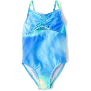 The Children’s Place Girls One Piece Swimsuit(Bubbly Blue)