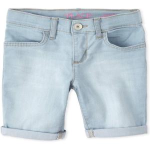 The Children’s Place Girls Twill Skimmer Shorts(Ice Wash)