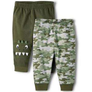 The Children’s Place baby-boys Cotton Pants(Dino Camo 2 Pack)