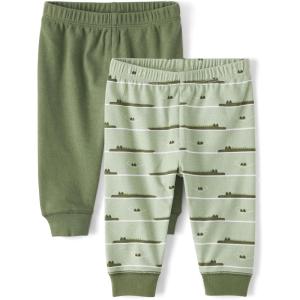 The Children’s Place baby-boys Cotton Pants(Gator 2-pack)