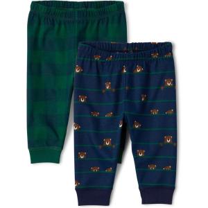 The Children’s Place baby-boys Cotton Pants(Tidal Bears/Tidal Plaid 2 Pack)