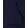 Active Long Sleeve Hooded Full Zip Front Sweatshirt(Ruby Colorblock)