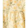 The Children’s Place Baby-Girls and Toddler Tiered Dress, Short Sleeve(Vanilla Wafer)