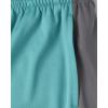 The Children’s Place Boys Performance Basketball Shorts(Aqua Multi)