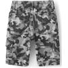 The Children’s Place Boys Pull on Cargo Shorts(Grey Camo)