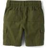 The Children’s Place Boys Pull on Cargo Shorts(Olive Green)