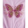 The Children’s Place Girls Long Sleeve Knit Tie Front Top(Lilac Dust)